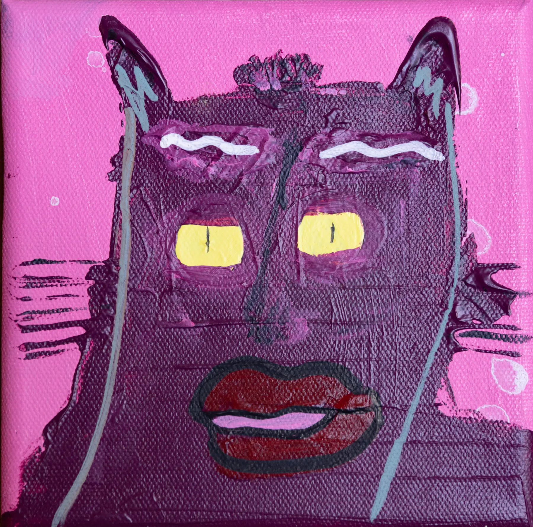 ptit fucké, peinture signée Robin