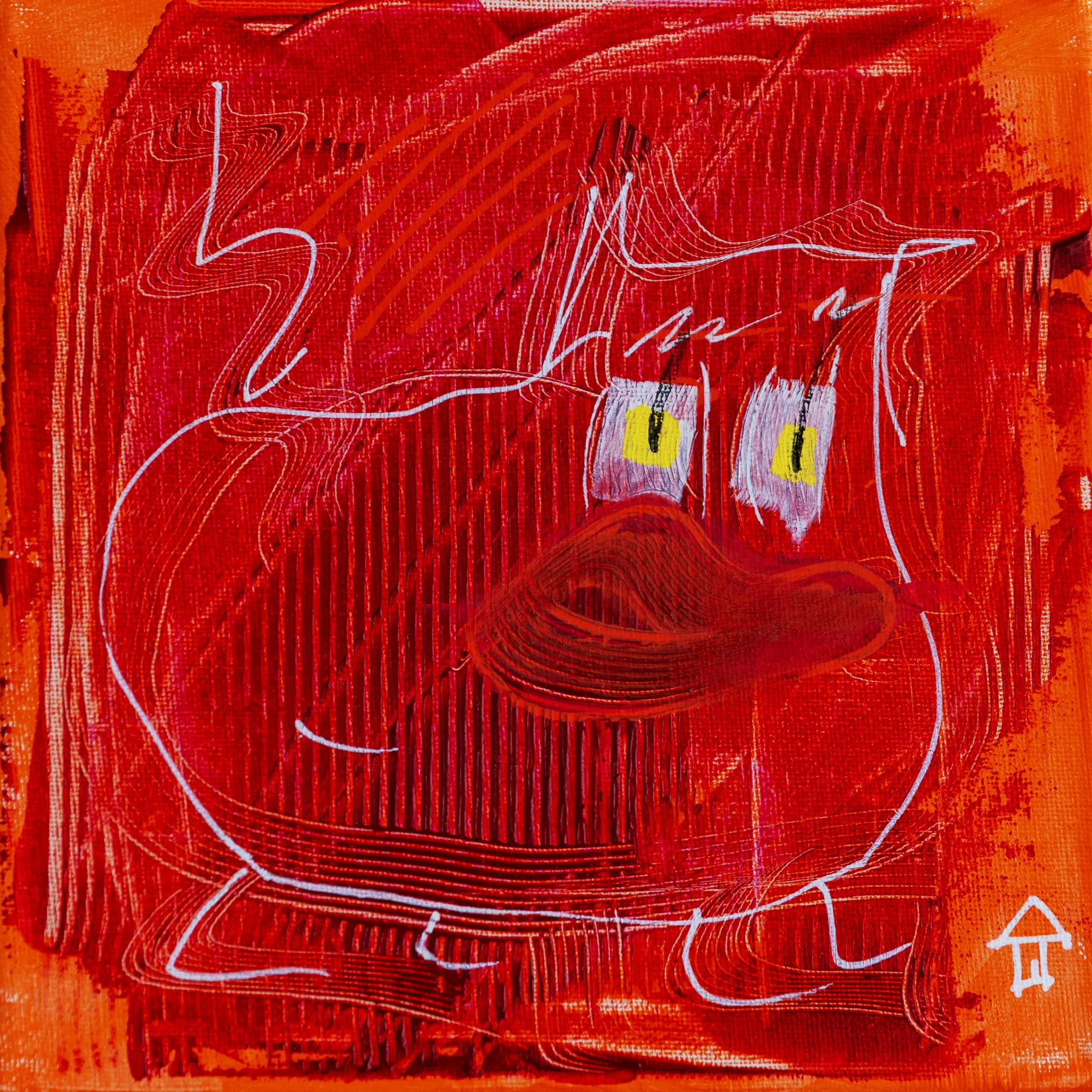 Isabella, peinture signée Robin