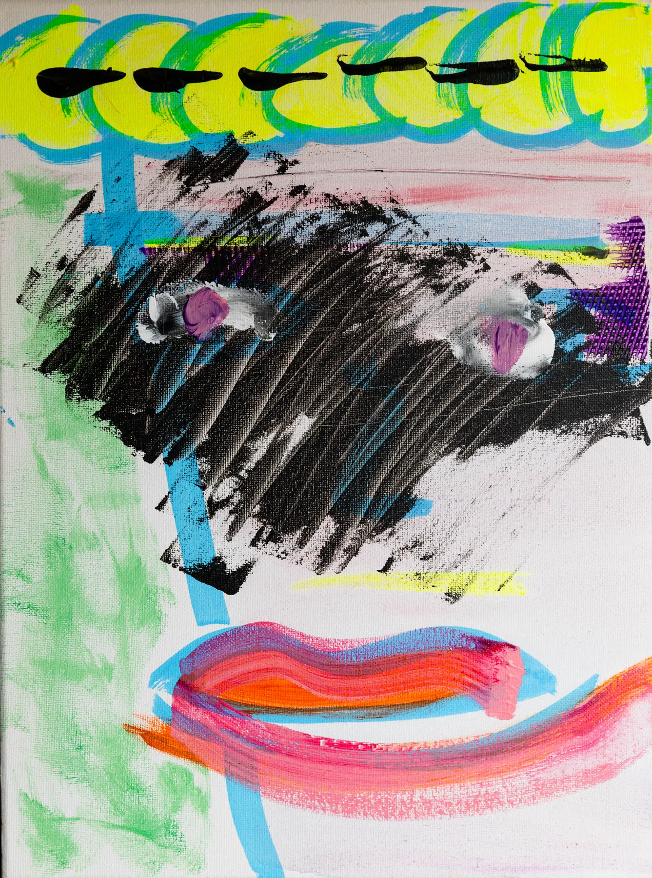 Scalop, peinture signée Robin