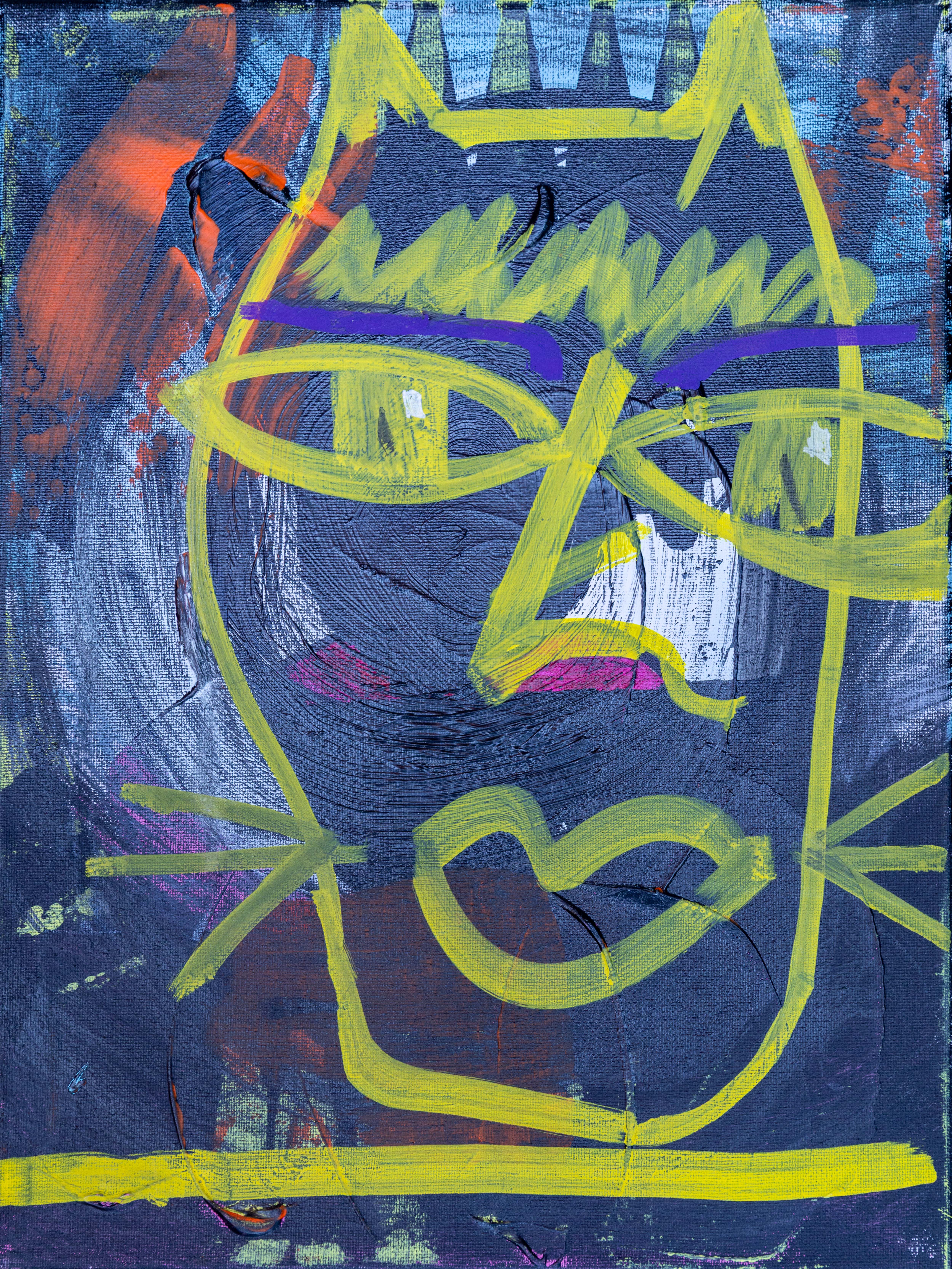 Miro, peinture signée Robin