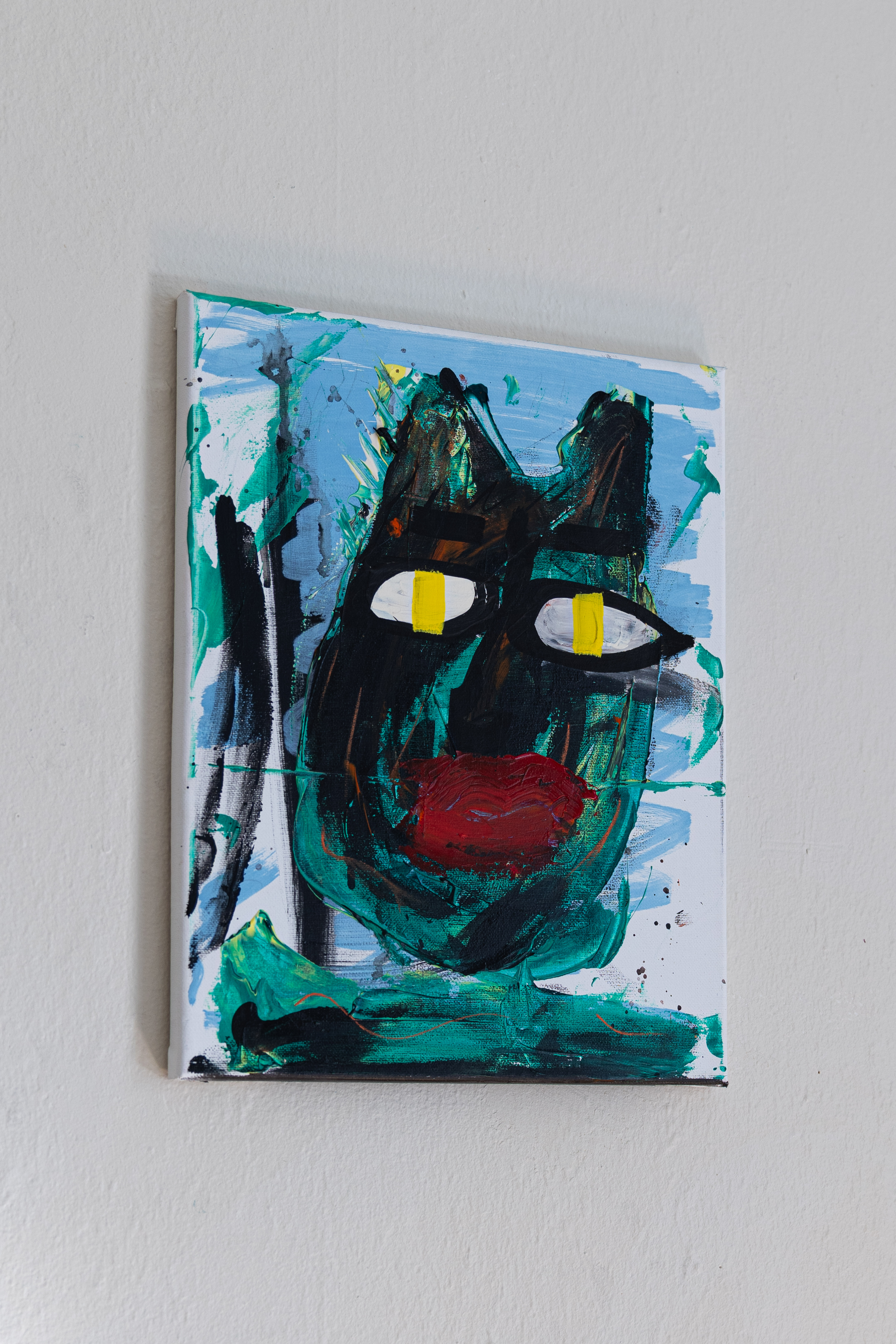0015, peinture signée Robin