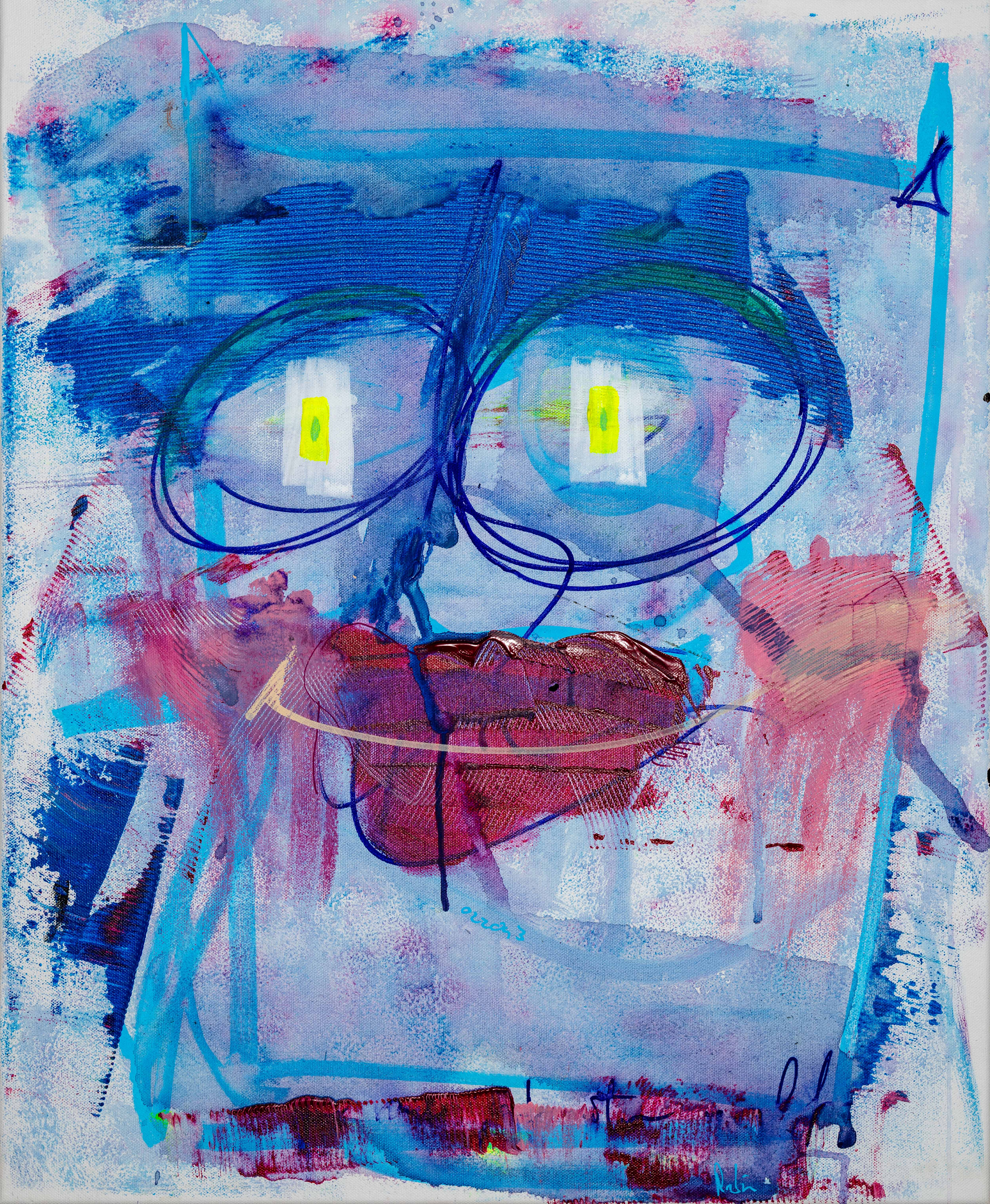 Jo, peinture signée Robin