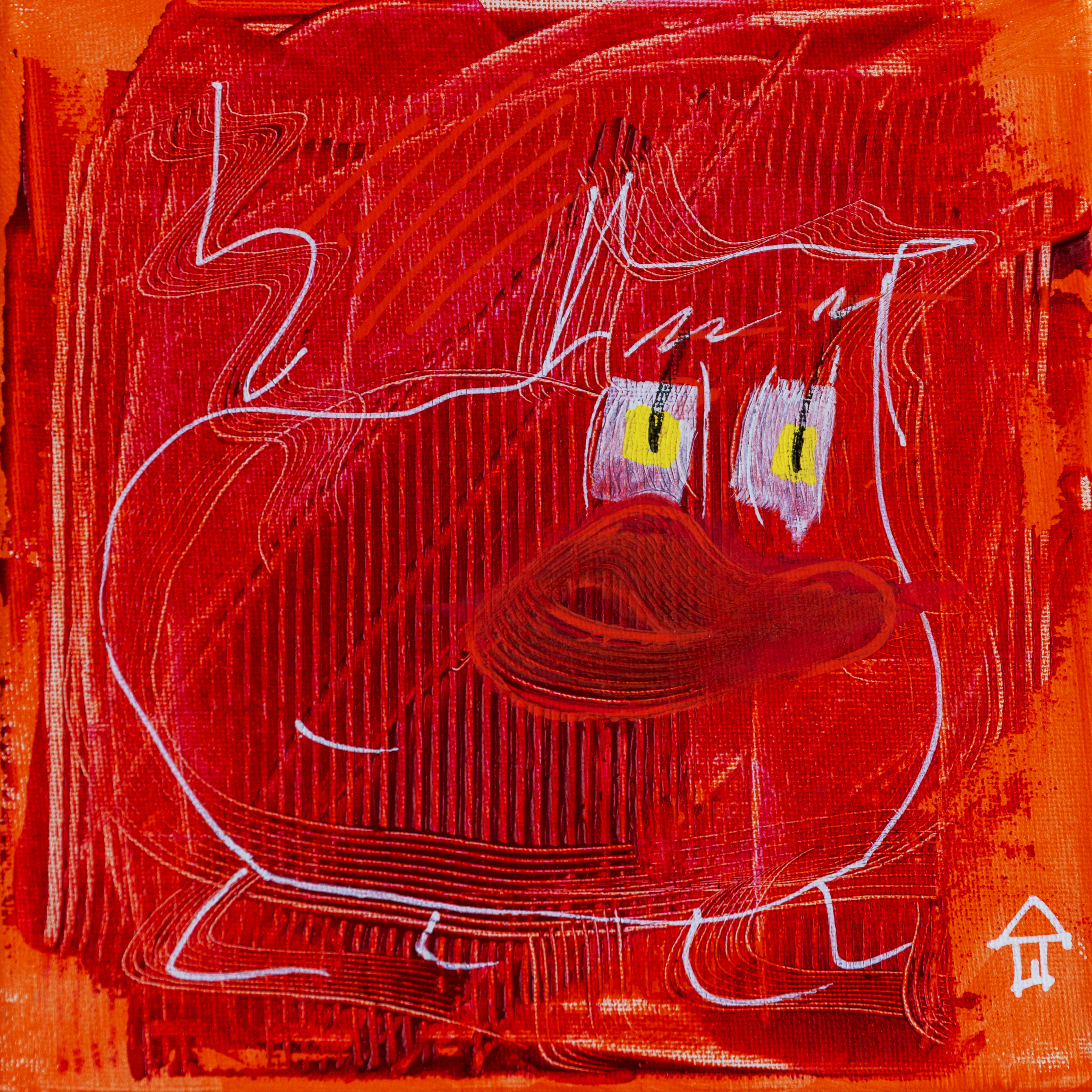 Isabella, peinture signée Robin