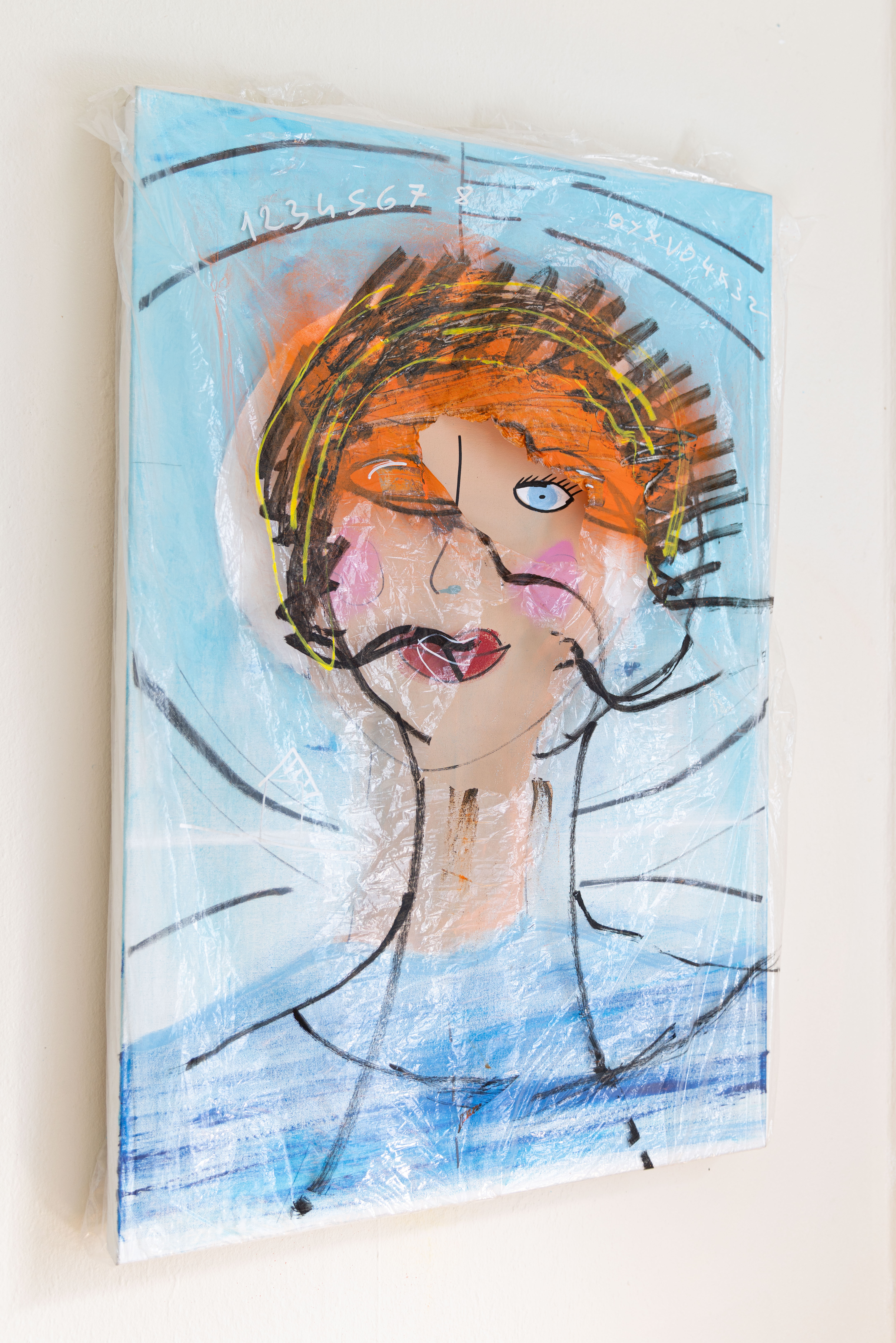 Elsa, peinture signée Robin