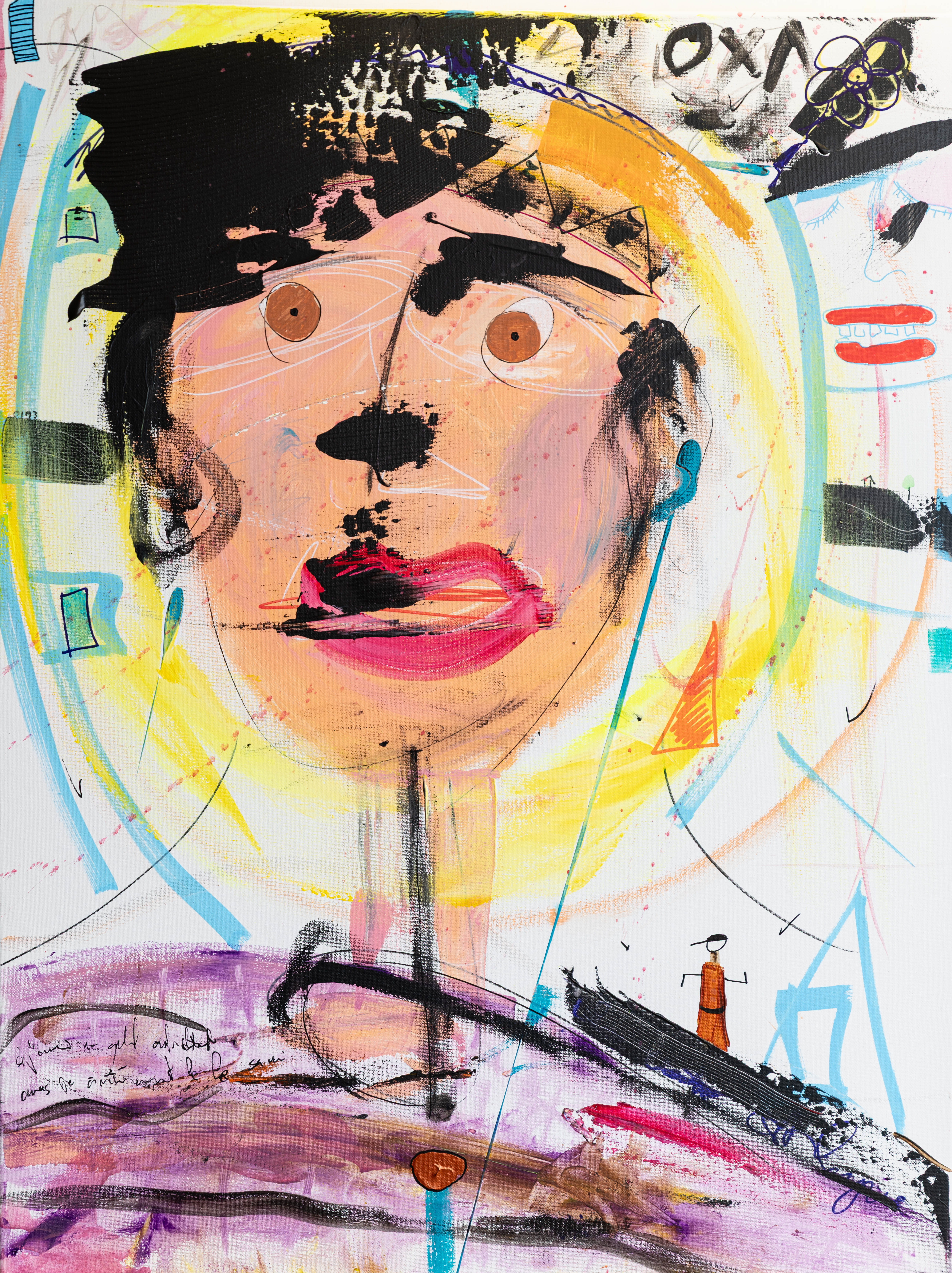 O Padre, peinture signée Robin