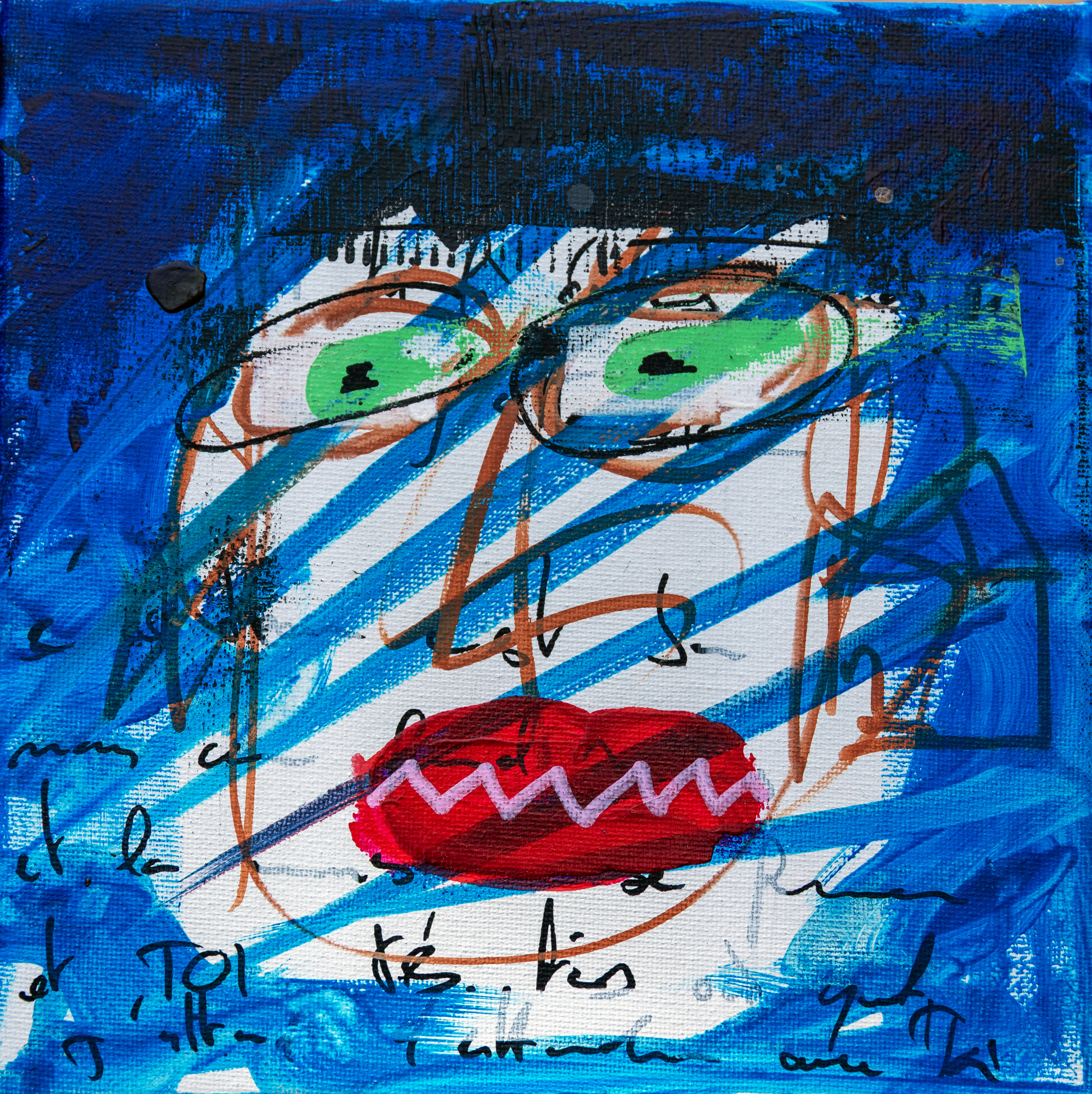 Sylvie, peinture signée Robin